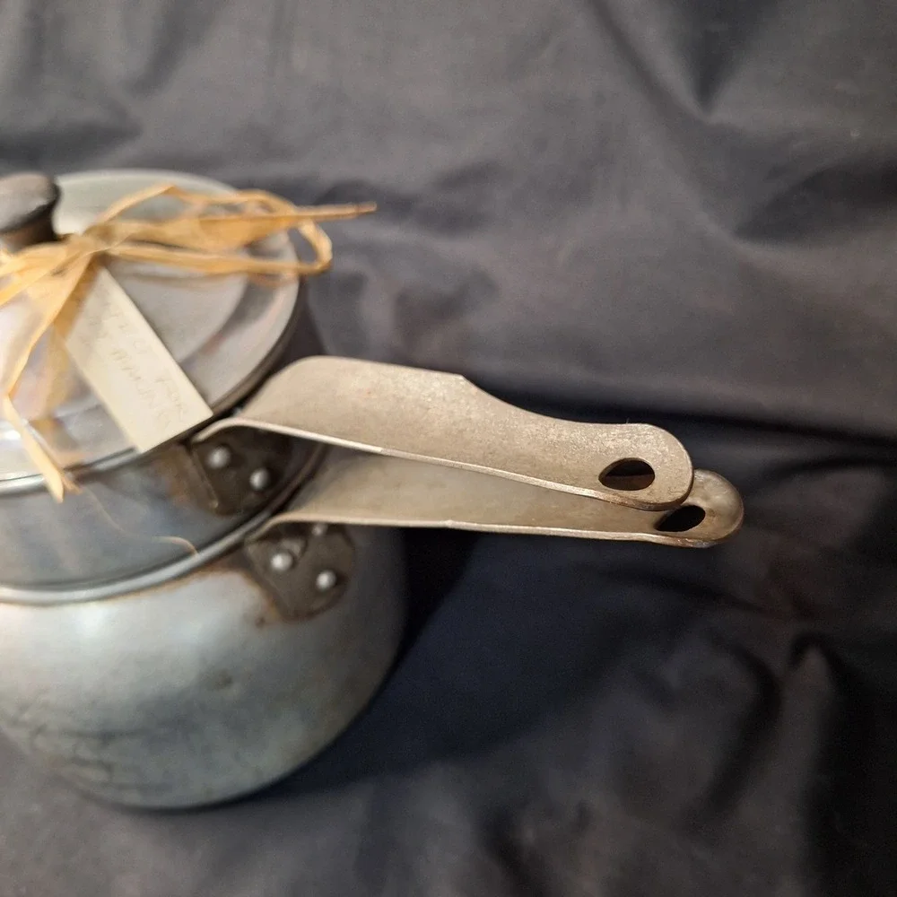 Vintage Wear-Ever Aluminum Double‎ Boiler 3 Piece Set Candy Making Pot USA Made